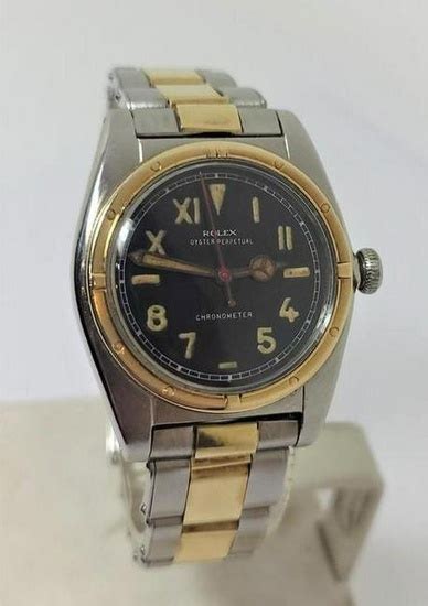 Rolex Vintage S/Steel & 18k ROLEX Bubble Back Automatic  